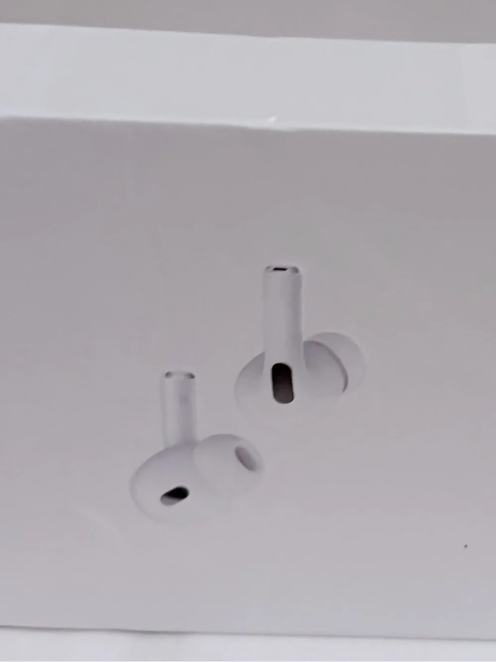 Apple White Wireless Earbuds with Green LED Indicator